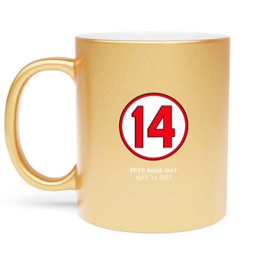 Discover 2025 - Pete Rose Day Metallic Mugs