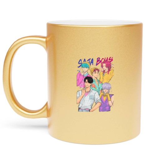 Discover Saja Boy Unisex 2025 Multicolor Metallic Mugs