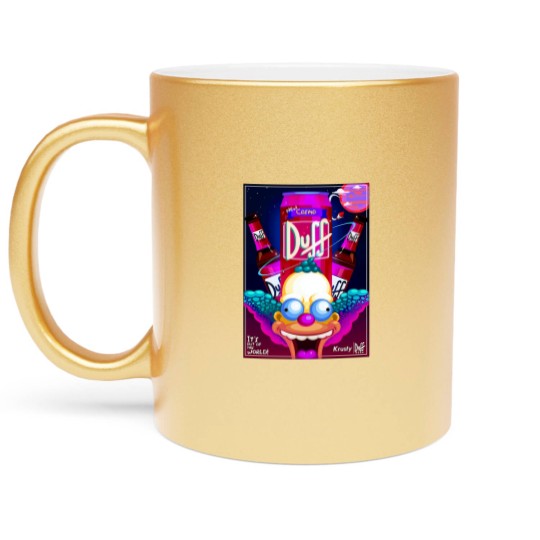 Discover Krusty the Clown Metallic Mugs, Duff Beer Metallic Mugs Metallic Mugs, Simpson Metallic Mugs