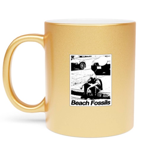 Discover Beach fossils - fanart - Beach Fossils - Metallic Mugs