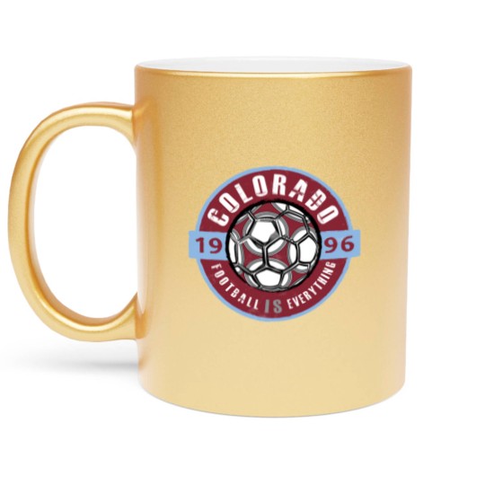 Discover Football Is Everything - Colorado Vintage - Colorado Rapids - Metallic Mugs