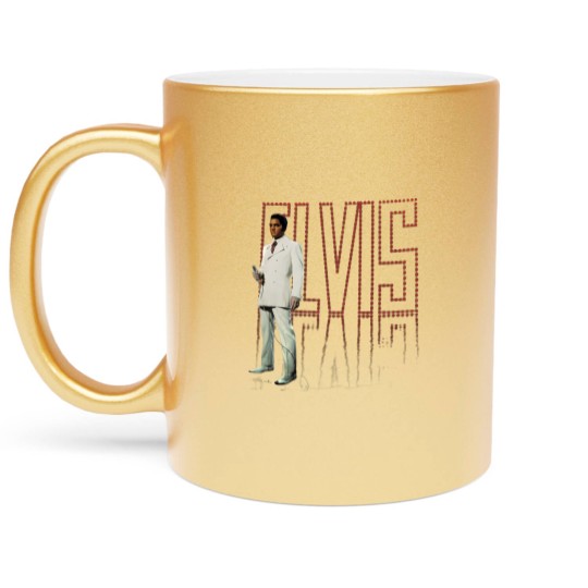 Discover Elvis Presley - White Suit Adult Metallic Mugs