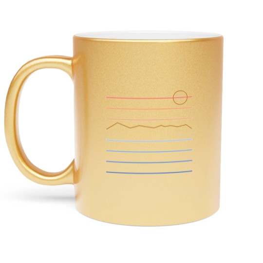 Discover Mountain Sun - Mountain - Metallic Mugs