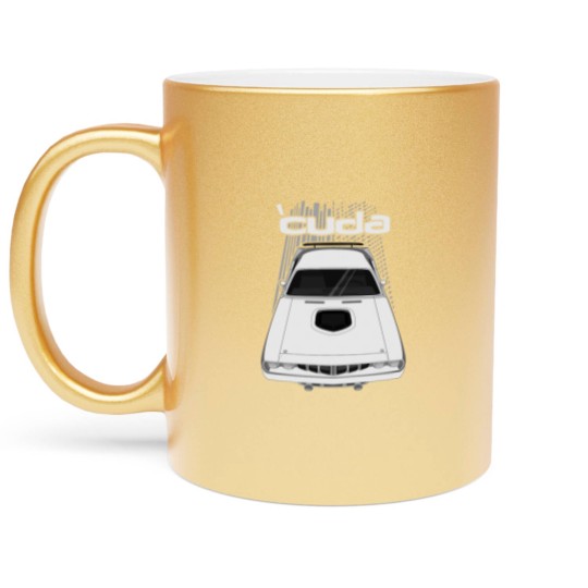 Discover Plymouth Barracuda 1971 - White Metallic Mugs