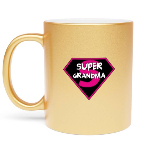 Discover Super Grandma Metallic Mugs