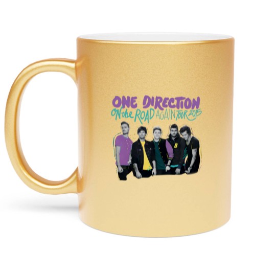 Discover One Direction On the Road Again Tour 2015 Merch Metallic Mugs