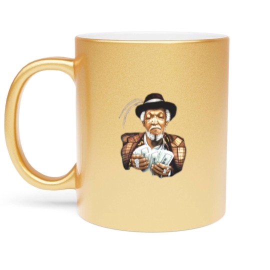Discover son in sanford city funny and meme Metallic Mugs