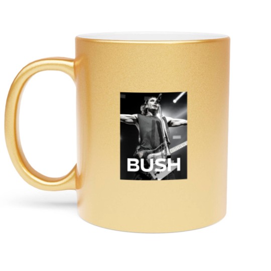 Discover BUSH ROCK BAND Tour - Bush Fan Edition - Nostalgic 90s Metallic Mugs