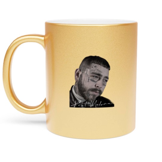 Discover Post Malone Metallic Mugs, Post Malone Metallic Mugs