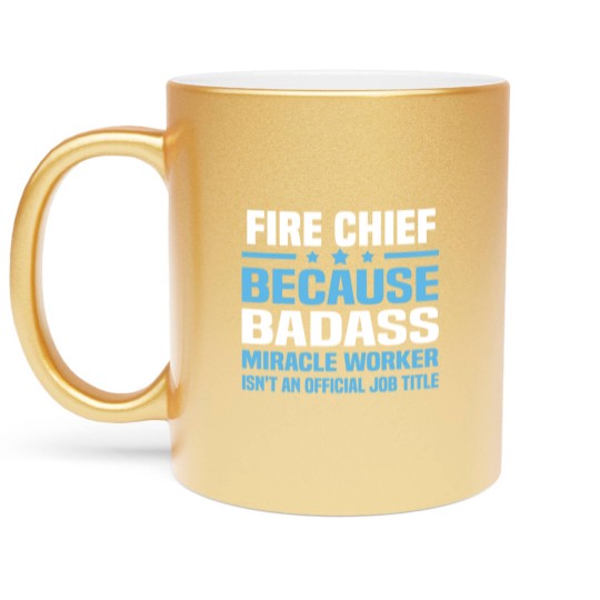 Discover Fire Chief Metallic Mugs