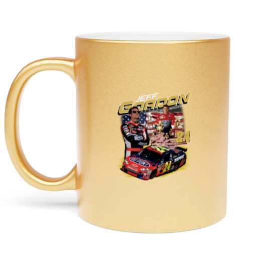 Discover Jeff Gordon Vintage 90s Metallic Mugs, Jeff Gordon Metallic Mugs
