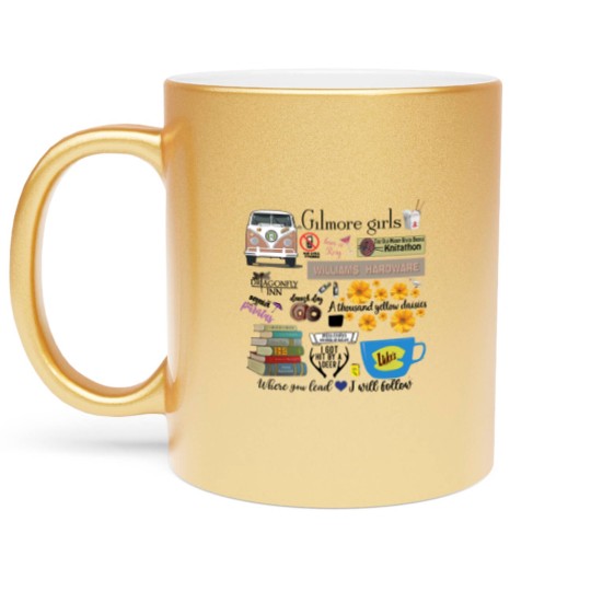 Discover Vintage Stars Hollow Metallic Mugs, Gilmore Girls Metallic Mugs
