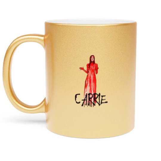 Discover bloody carrie Fitted Metallic Mugs