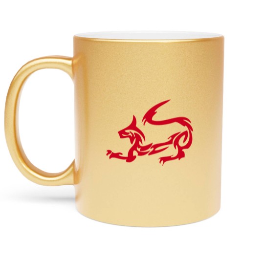 Discover Dragon Cat Metallic Mugs