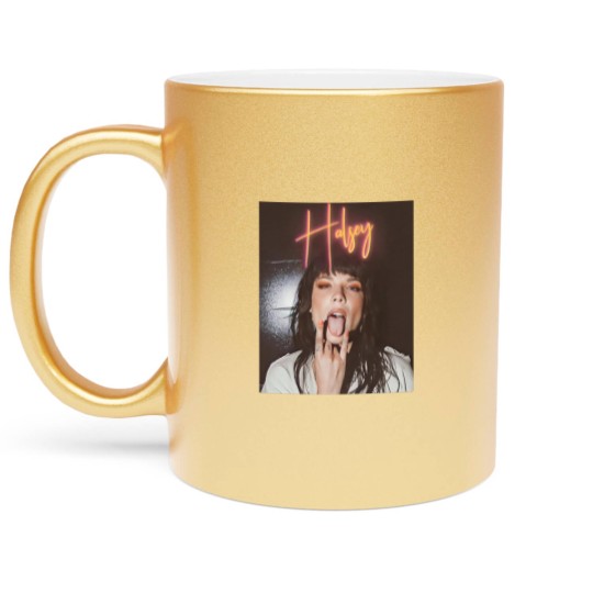Discover Halsey Vintage Style Photoshoot Metallic Mugs, Halsey Aesthetic Metallic Mugs