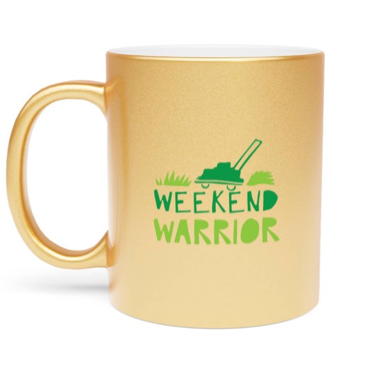 Discover weekend warrior Metallic Mugs