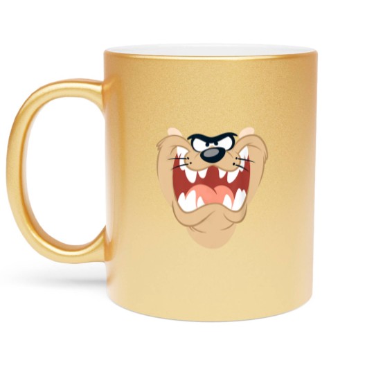 Discover Looney Tunes Taz Face Metallic Mugs, Tasmanian Devil Face Metallic Mugs