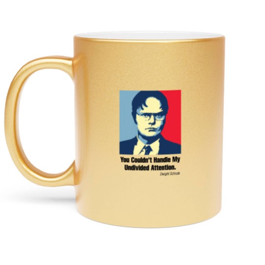 Discover Undivided Attention - Dw Schrute - Metallic Mugs