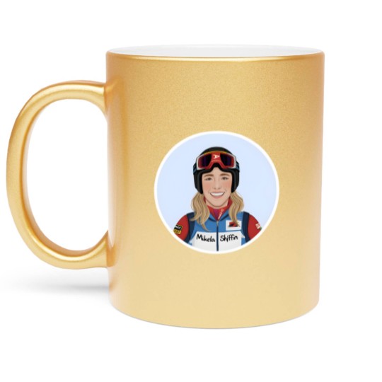 Discover mikaela shiffrin Metallic Mugs
