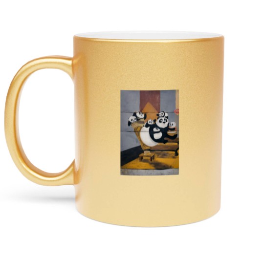 Discover Kung fu panda Metallic Mugs