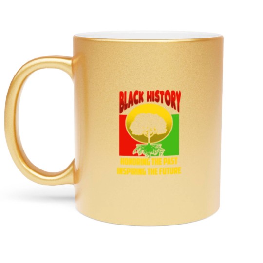 Discover Black History Metallic Mugs