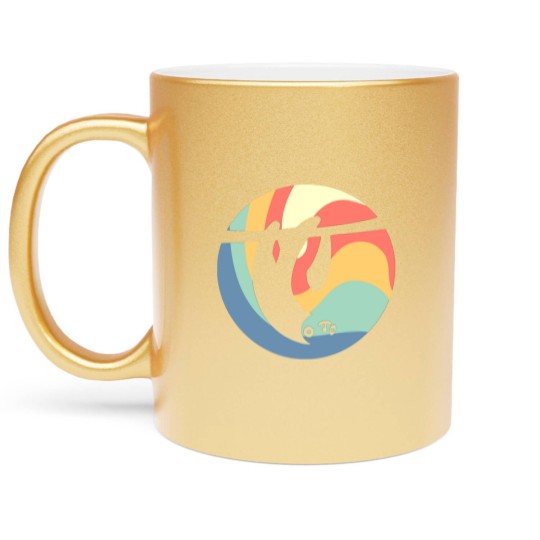 Discover Sloth Vintage Circle Metallic Mugs
