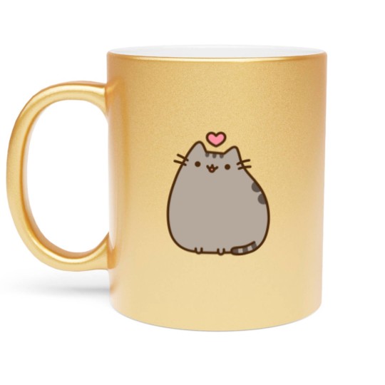 Discover Pusheen Kitten Cuteness Metallic Mugs