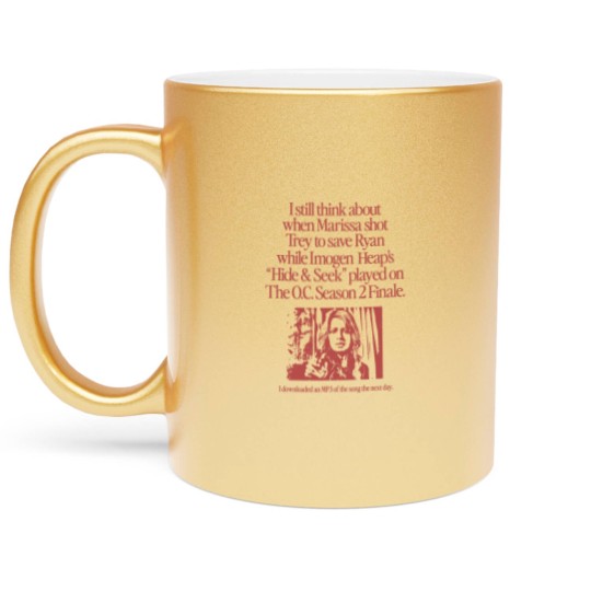 Discover I Still Think About When Marissa Shot Trey on The O.C. Season 2 Finale Metallic Mugs