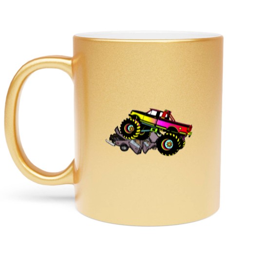 Discover Monster Truck Metallic Mugs