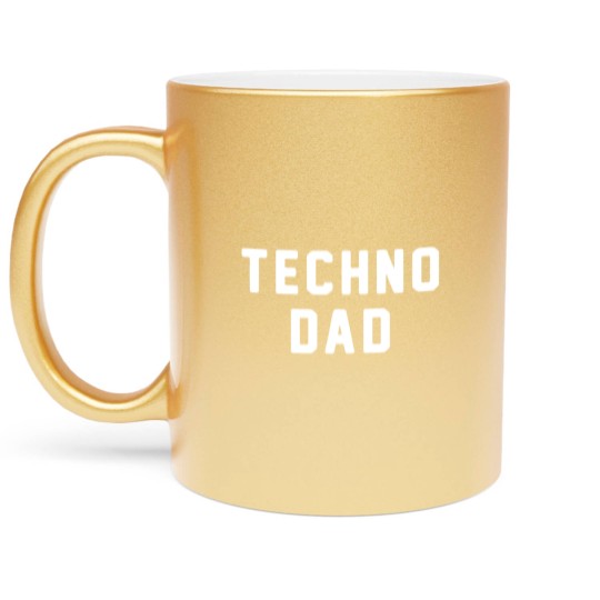 Discover Techno dad Metallic Mugs