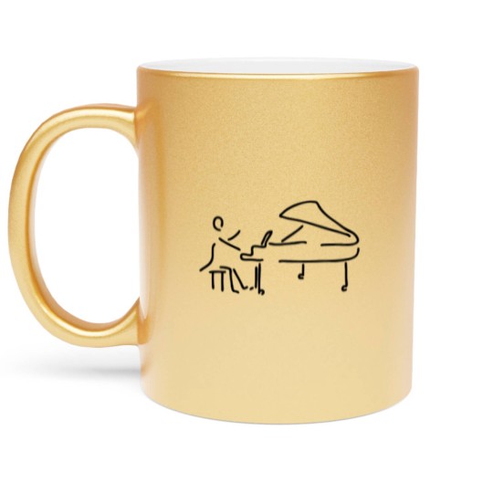 Discover piano piano piano piano piano Metallic Mugs