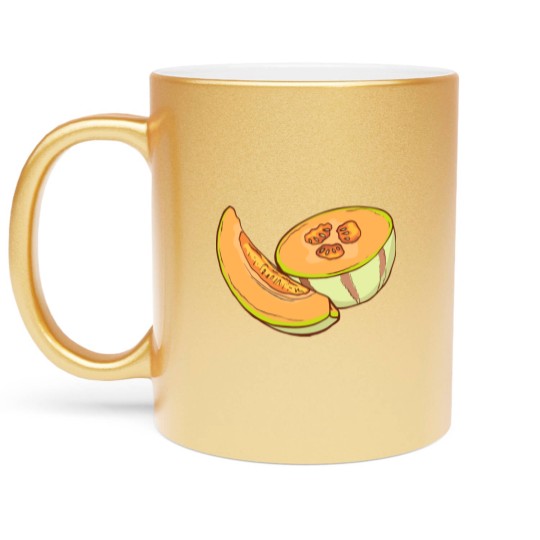 Discover Cantaloupe Melon Metallic Mugs