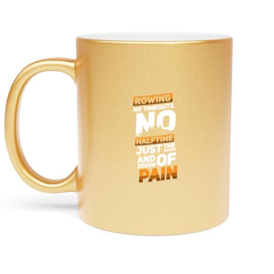 Discover Rowing Crew Boat Gift I Rower Row Team Metallic Mugs