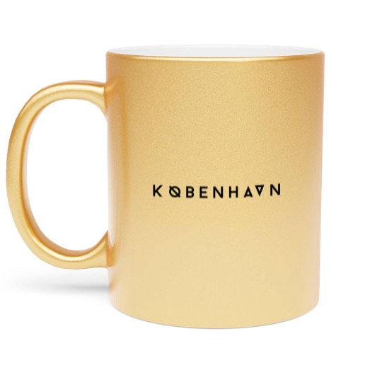 Discover Kobenhavn Copenhagen Denmark Metallic Mugs