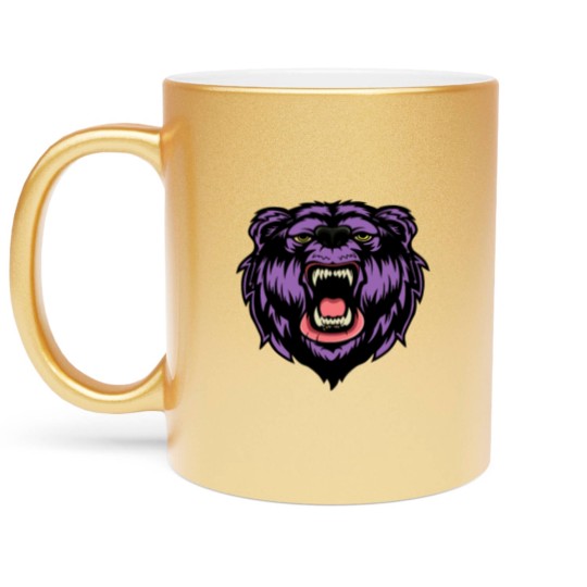 Discover Angry Bear Aggressive Metallic Mugs