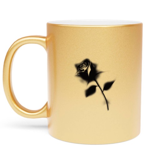 Discover Gothic Black Rose Metallic Mugs
