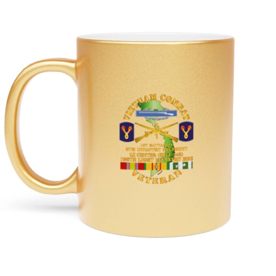 Discover 1st Bn 6th Inf LZ Center w 196th LIB Metallic Mugs