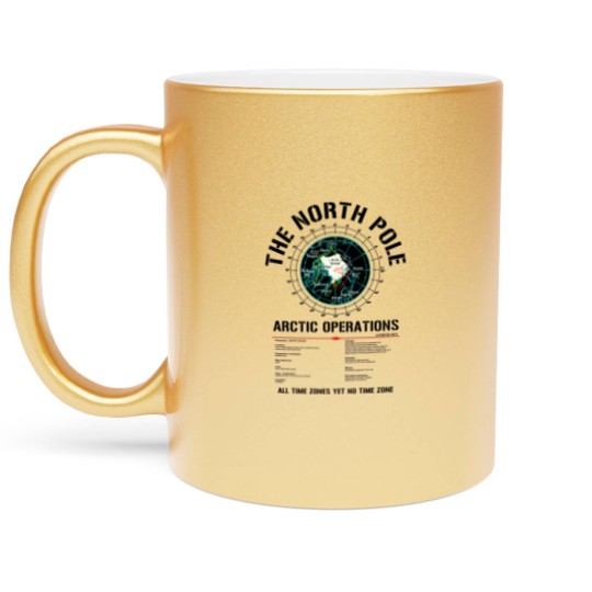 Discover The North Pole - Arctic Operations Metallic Mugs (dk)
