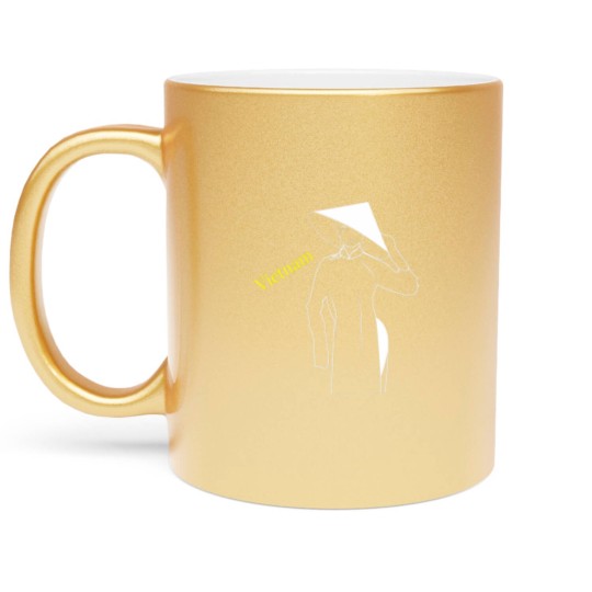 Discover Unisex Ao Dai Uniform Metallic Mugs