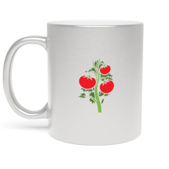 Discover tomaten tomato tomatoes veggie gemuese vegetables3 Metallic Mugs