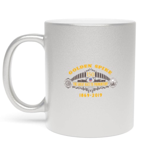 Discover Golden Spike Color UP Logo Metallic Mugs