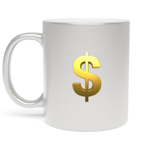 Discover dollar sign.png Metallic Mugs