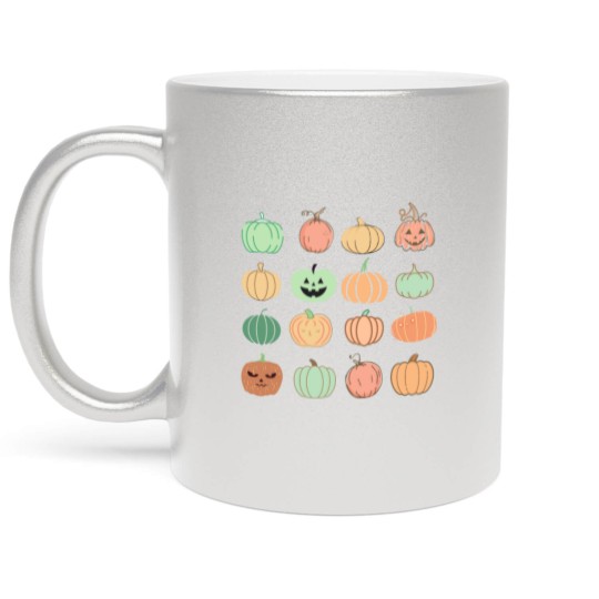 Discover Funny Pumpkins Metallic Mugs