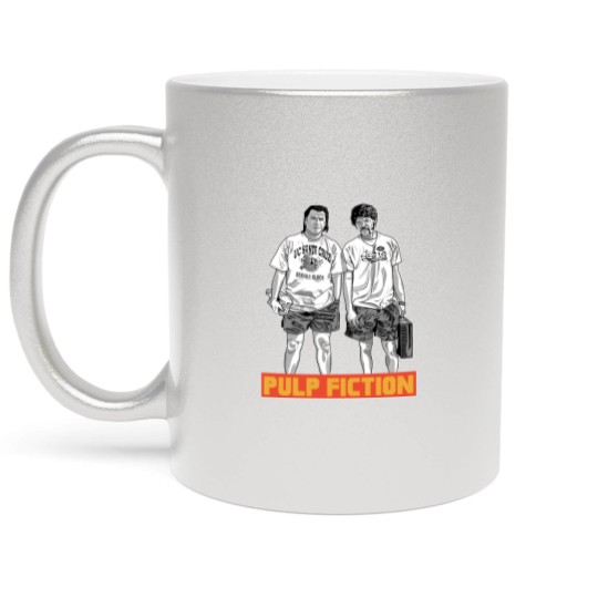 Discover Pulp Fiction Jules and Vincent Metallic Mugs, Quentin Tarantino Metallic Mugs