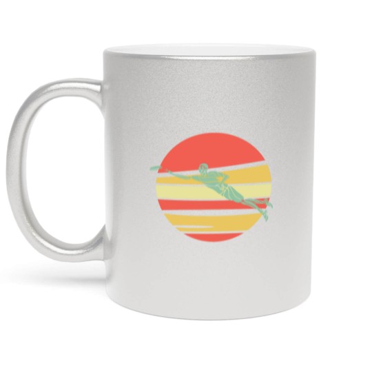 Discover Ultimate Frisbee Metallic Mugs