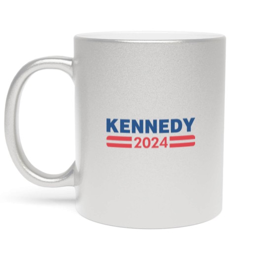 Discover Kennedy 2024 Metallic Mugs, RFK JR For President 2024 Merch, RFK 2024 Metallic Mugs