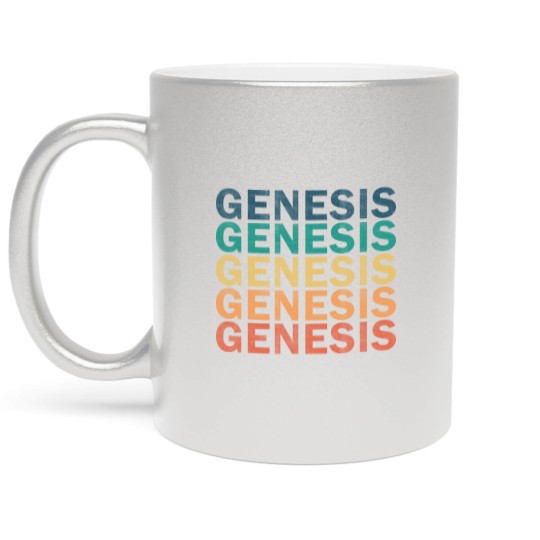 Discover Genesis Name Metallic Mugs - Genesis Vintage Retro Name Gift Item Metallic Mugs - Genesis - Metallic Mugs