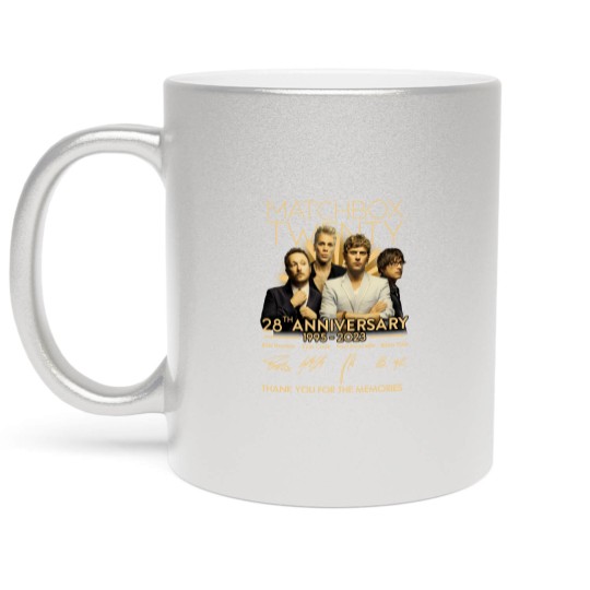 Discover 28 Years Of Matchbox Twenty Band Metallic Mugs