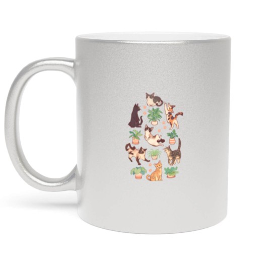 Discover Cozy michis in beige - Cat - Metallic Mugs