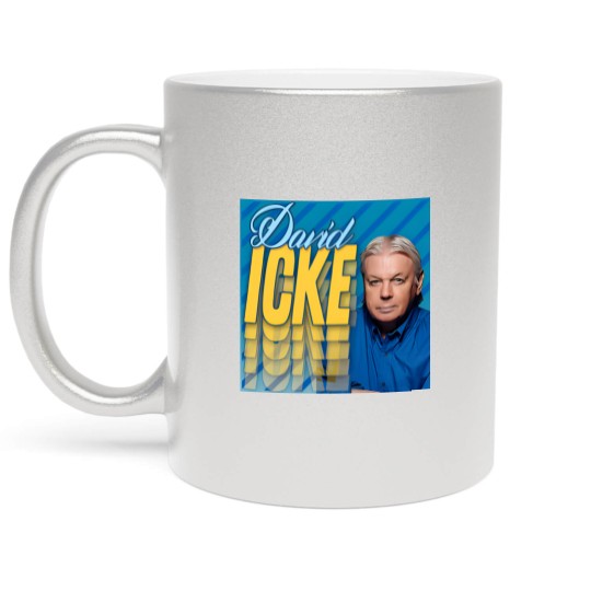 Discover David Icke #4 ///// New Age 90s Homage - David Icke - Metallic Mugs